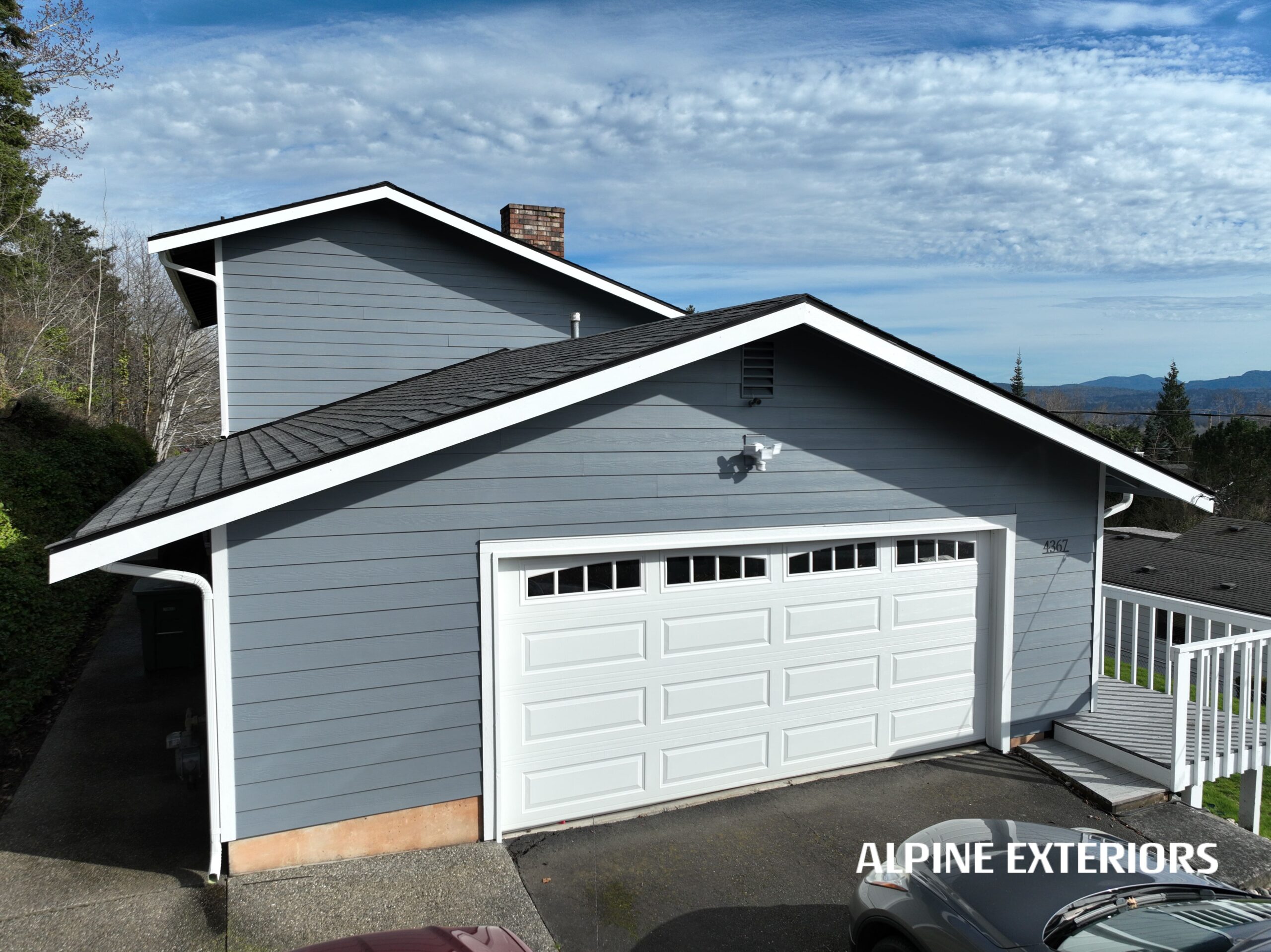 Composite roof replacement – sudden valley, wa – composite shingle roof installed in the heavily forested sudden valley community, perfect for northwest weather conditions.