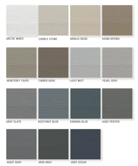 James hardie colorplus siding