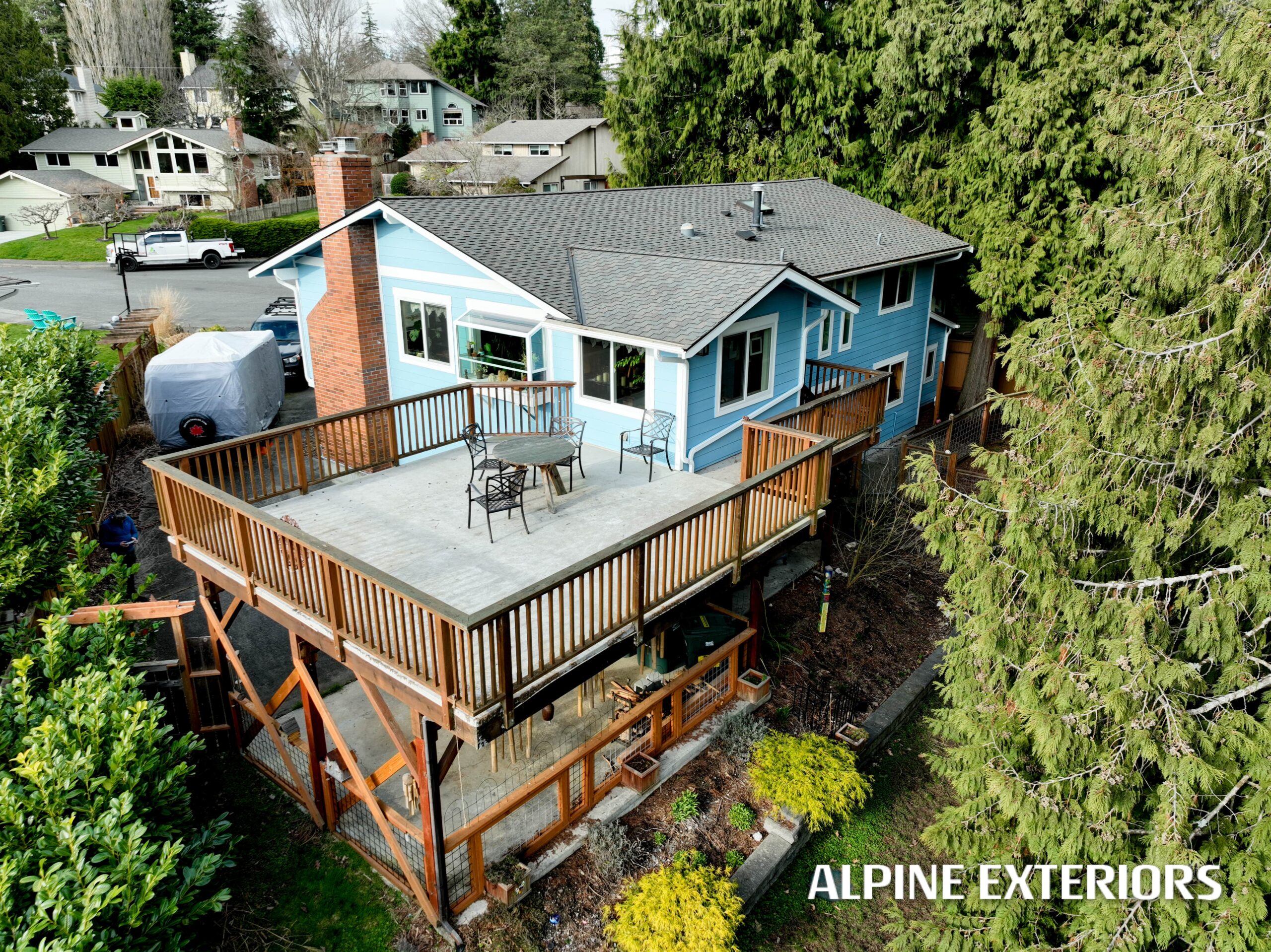 Shingle Roofing, Exterior Painting, Custom Decks – 535 Macginitie Rd, Friday Harbor, WA 98250-min