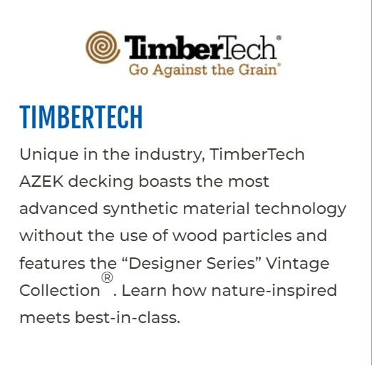 Timber tech decking 