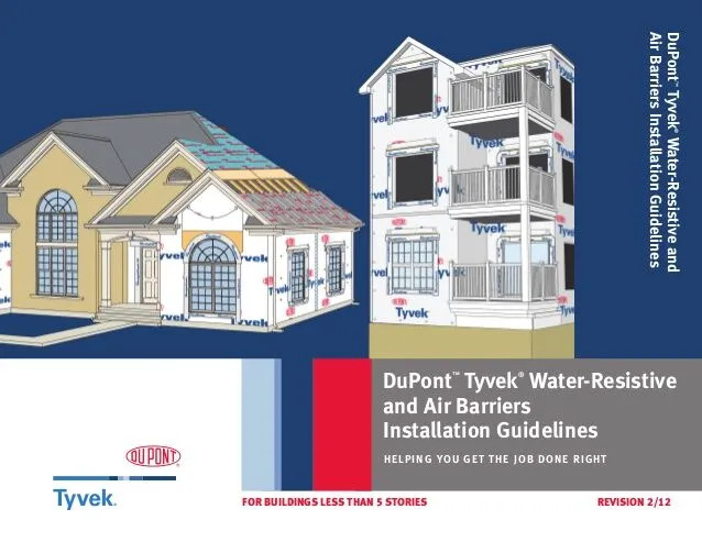 Tyvek air barrier